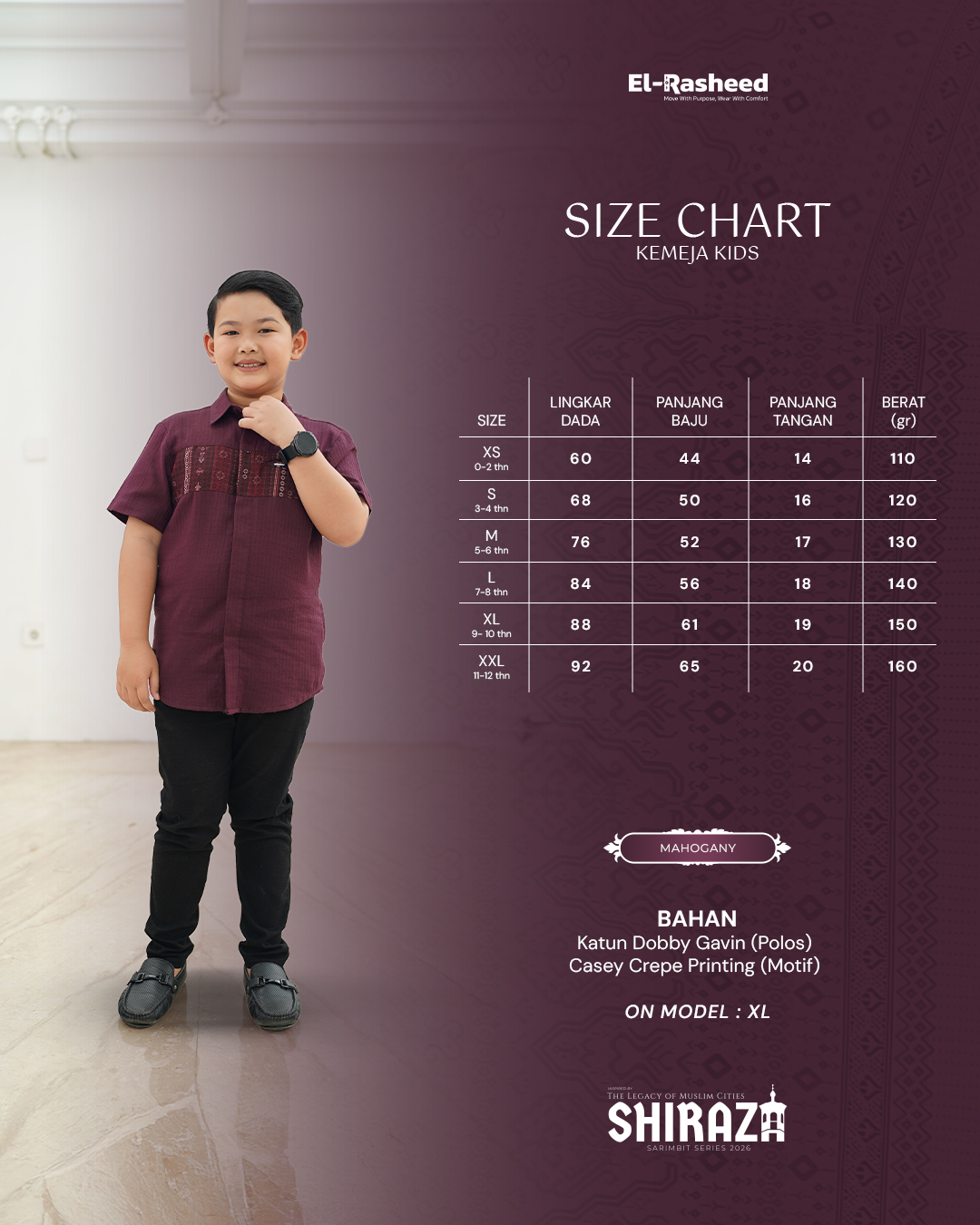 Yasmeera - SHIRAZA SERIES - MAHOGANY thumb 5
