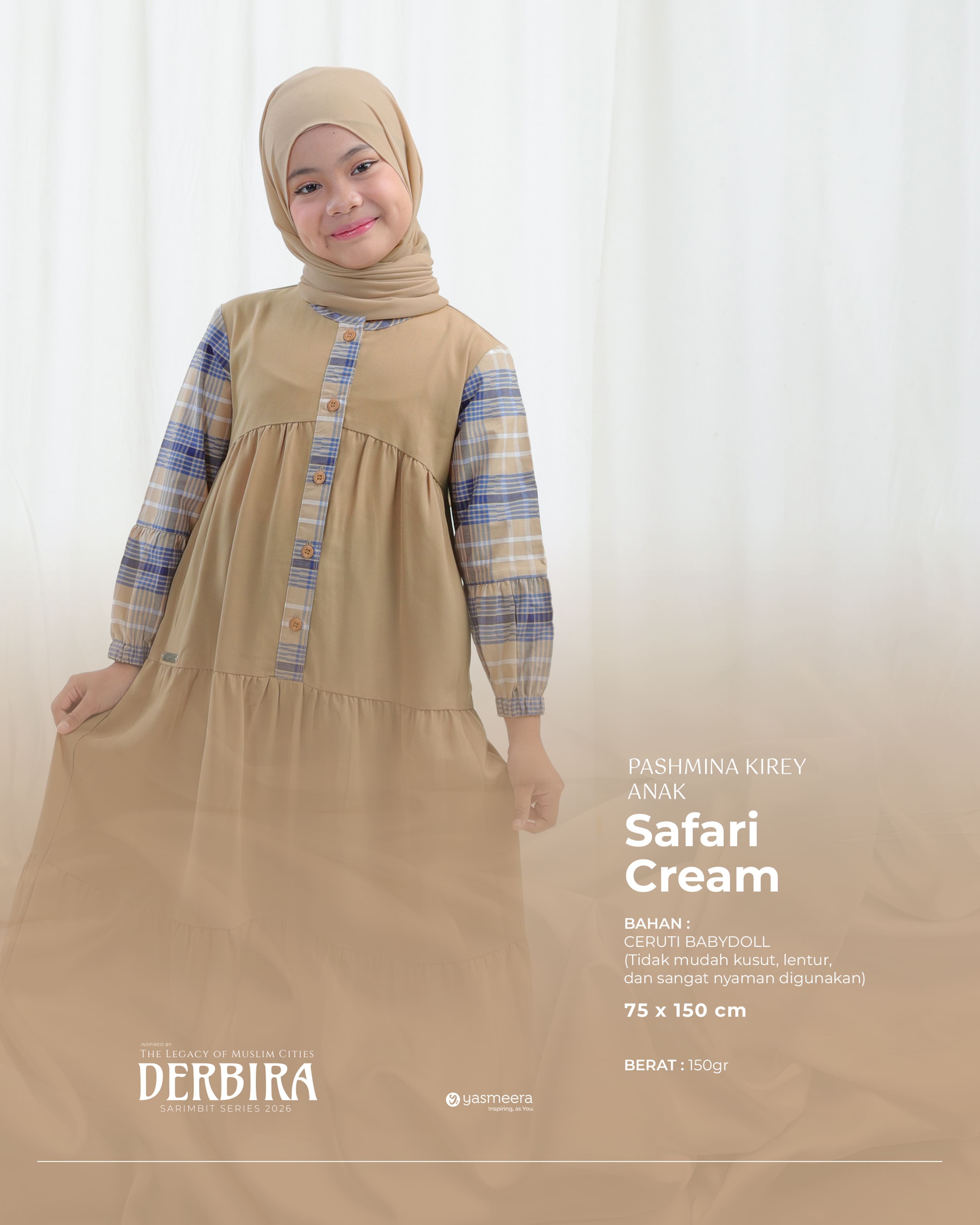 Yasmeera - KHIMAR & PASHMINA SARIMBIT 2026 VOL 2 (DERBIRA) thumb 3