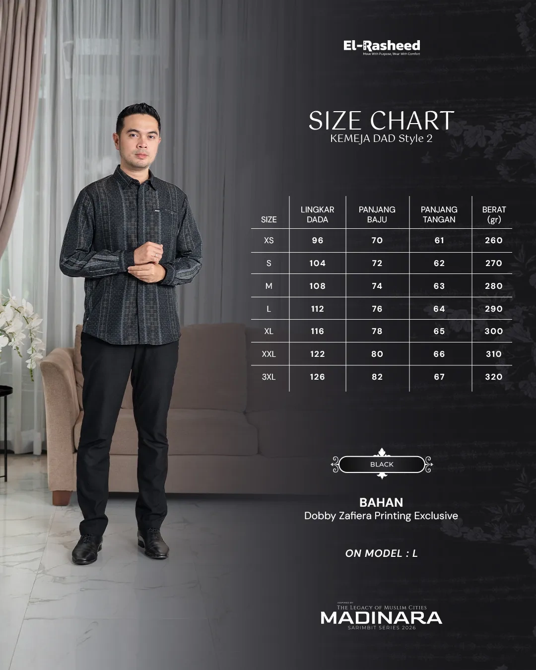 Yasmeera - MADINARA SERIES - BLACK thumb 25