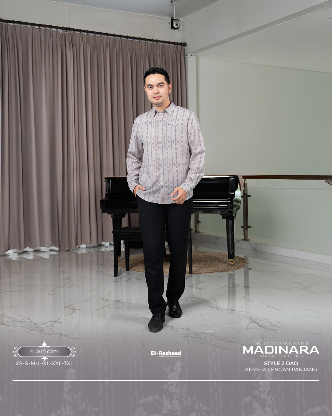 Yasmeera - KEMEJA MADINARA LENGAN PANJANG DEWASA GRADE B thumb 8