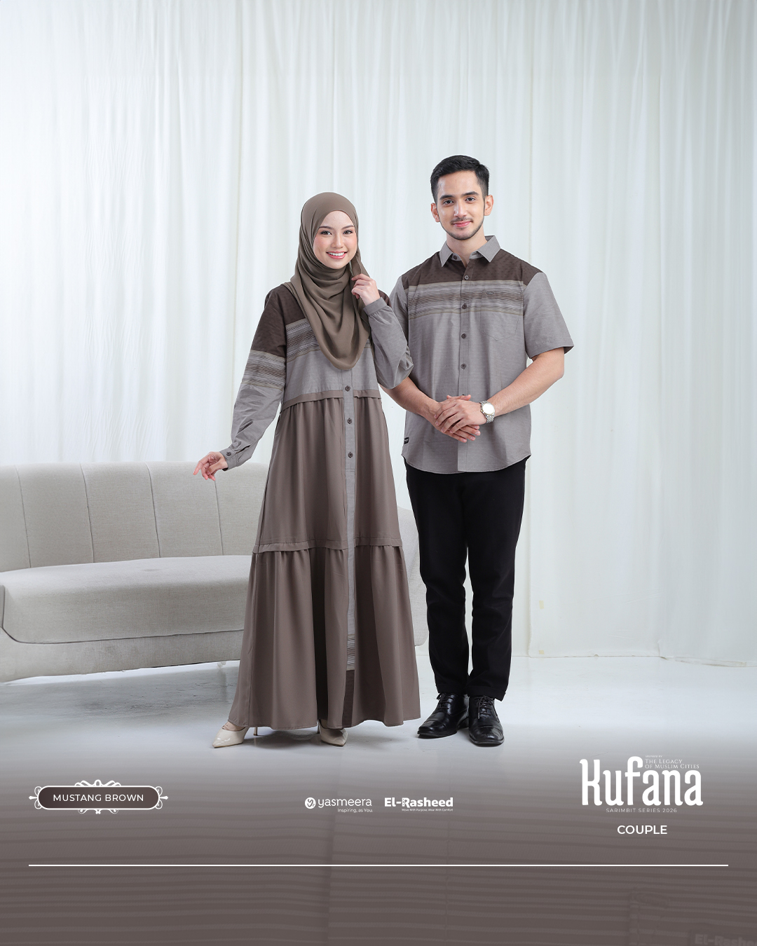 Yasmeera - KUFANA SERIES - MUSTANG BROWN thumb 5