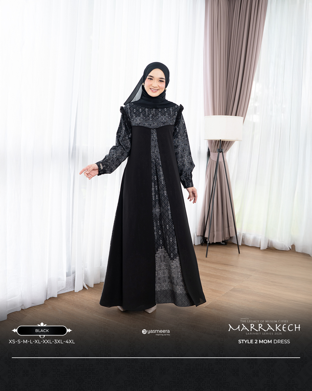 Yasmeera - GAMIS MARRAKECH STYLE 2 DEWASA GRADE B thumb 21