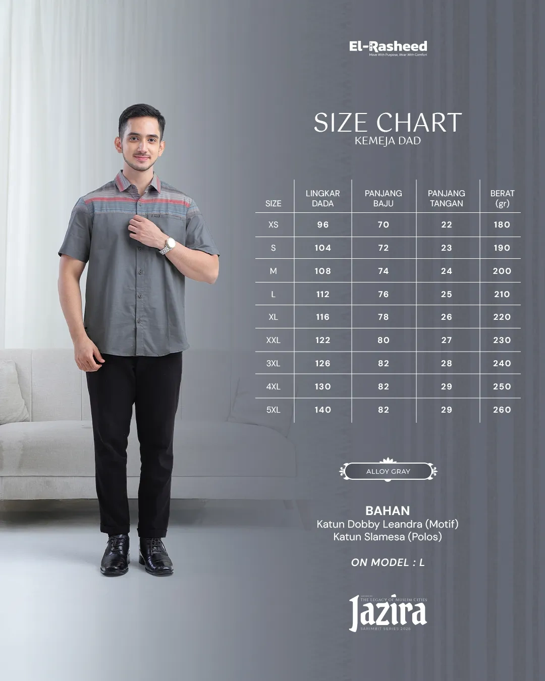 Yasmeera - JAZIRA SERIES - ALLOY GRAY thumb 30