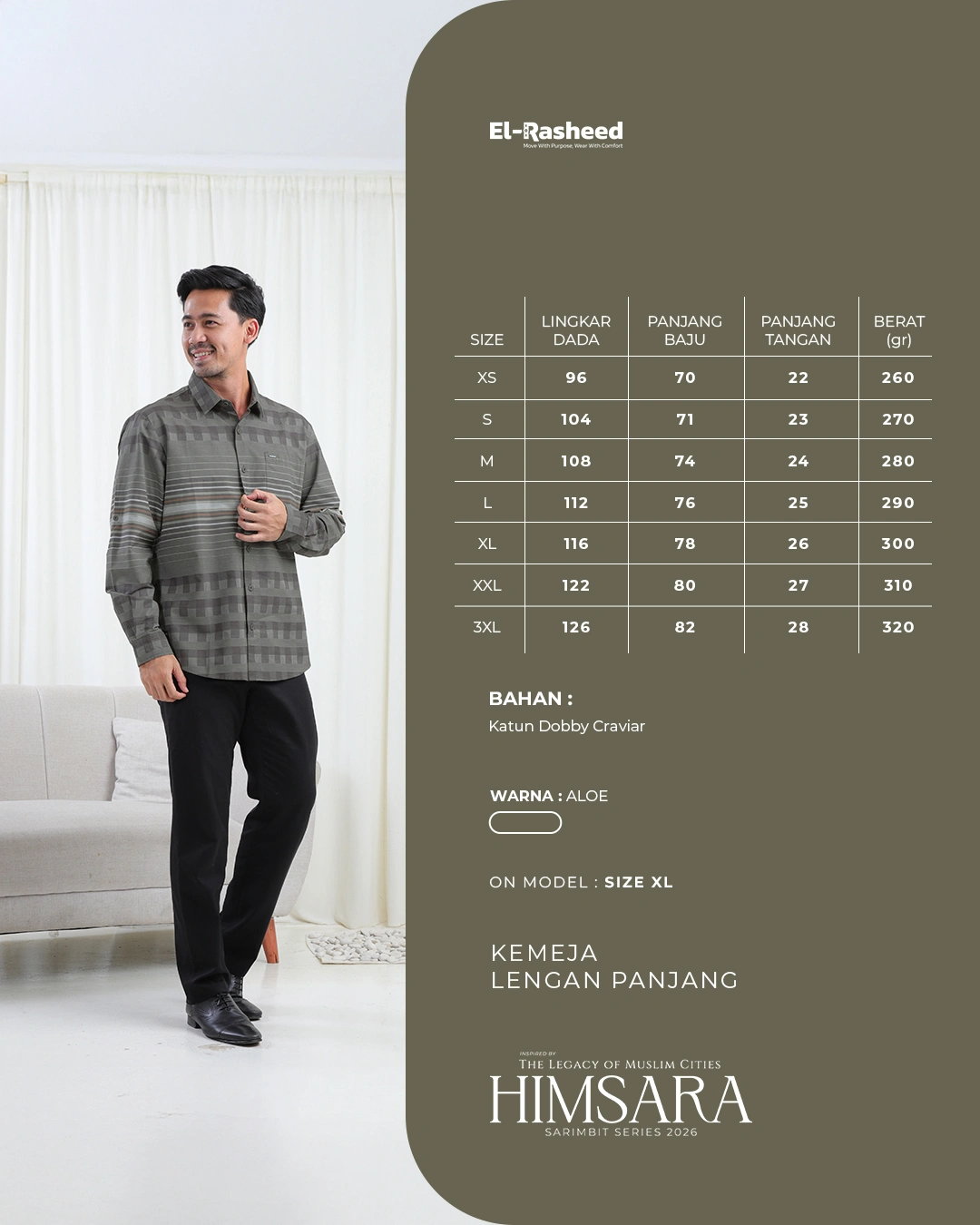 KEMEJA HIMSARA LENGAN PANJANG DEWASA GRADE B thumb 37
