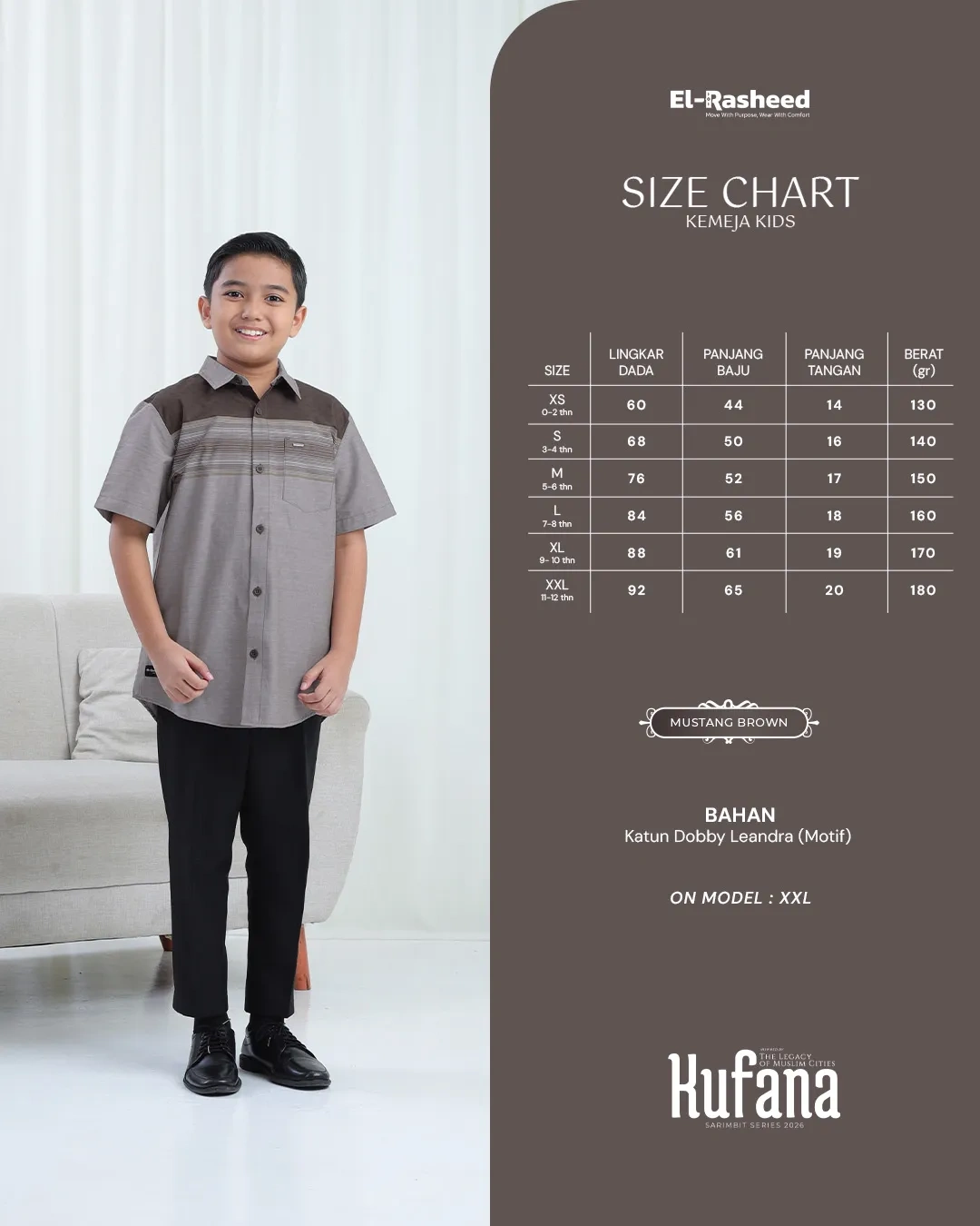 Yasmeera - KUFANA SERIES - MUSTANG BROWN thumb 24