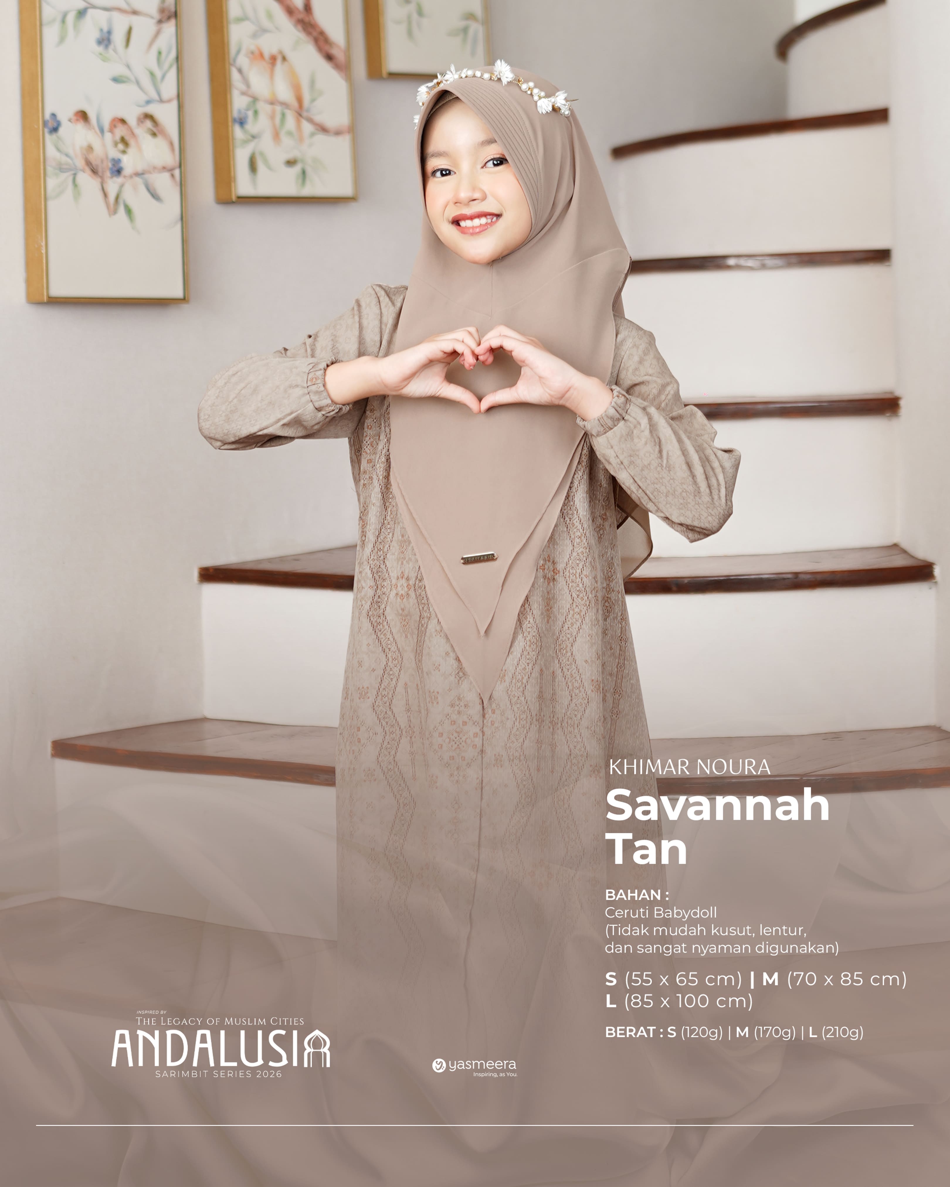 Yasmeera - KHIMAR & PASHMINA SARIMBIT 2026 (ANDALUSIA) thumb 6