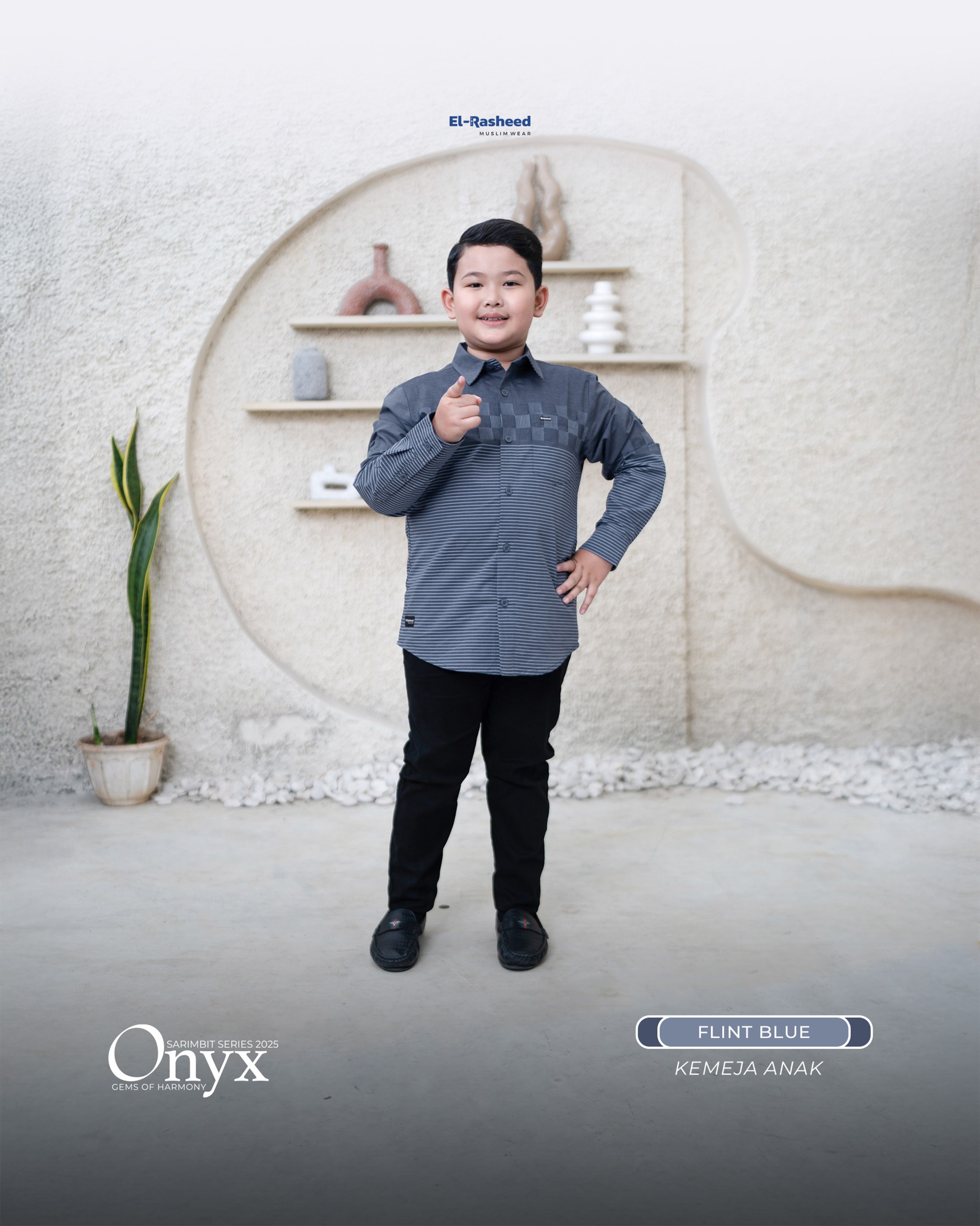 Yasmeera - SARIMBIT 2025 ONYX SERIES WARNA FLINT BLUE