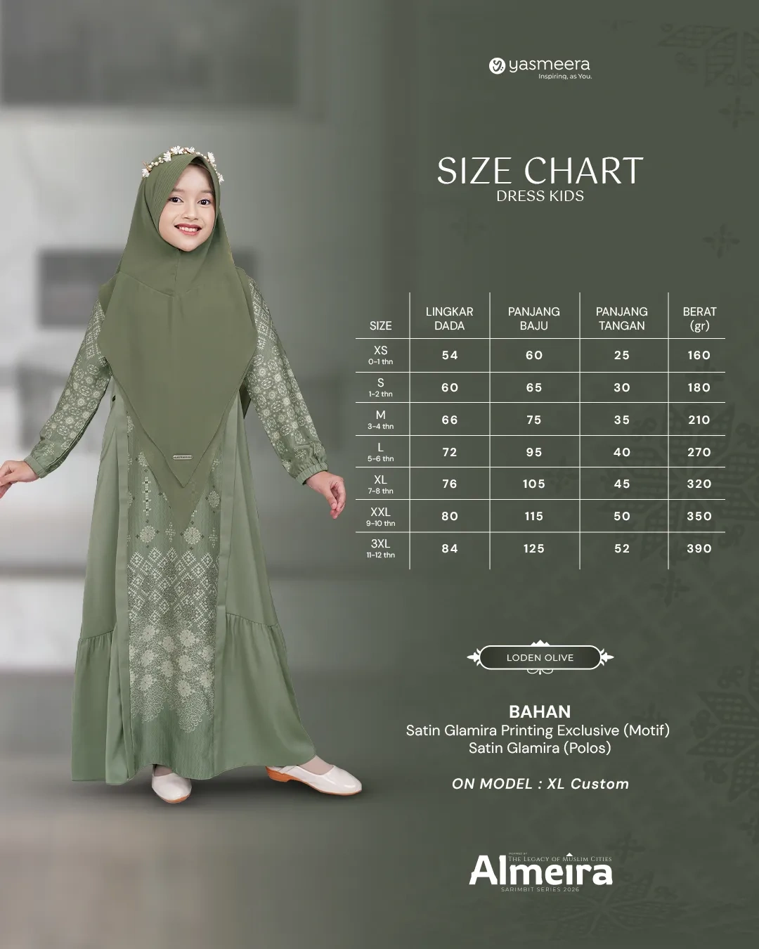 Yasmeera - ALMEIRA SERIES - LODEN OLIVE thumb 29