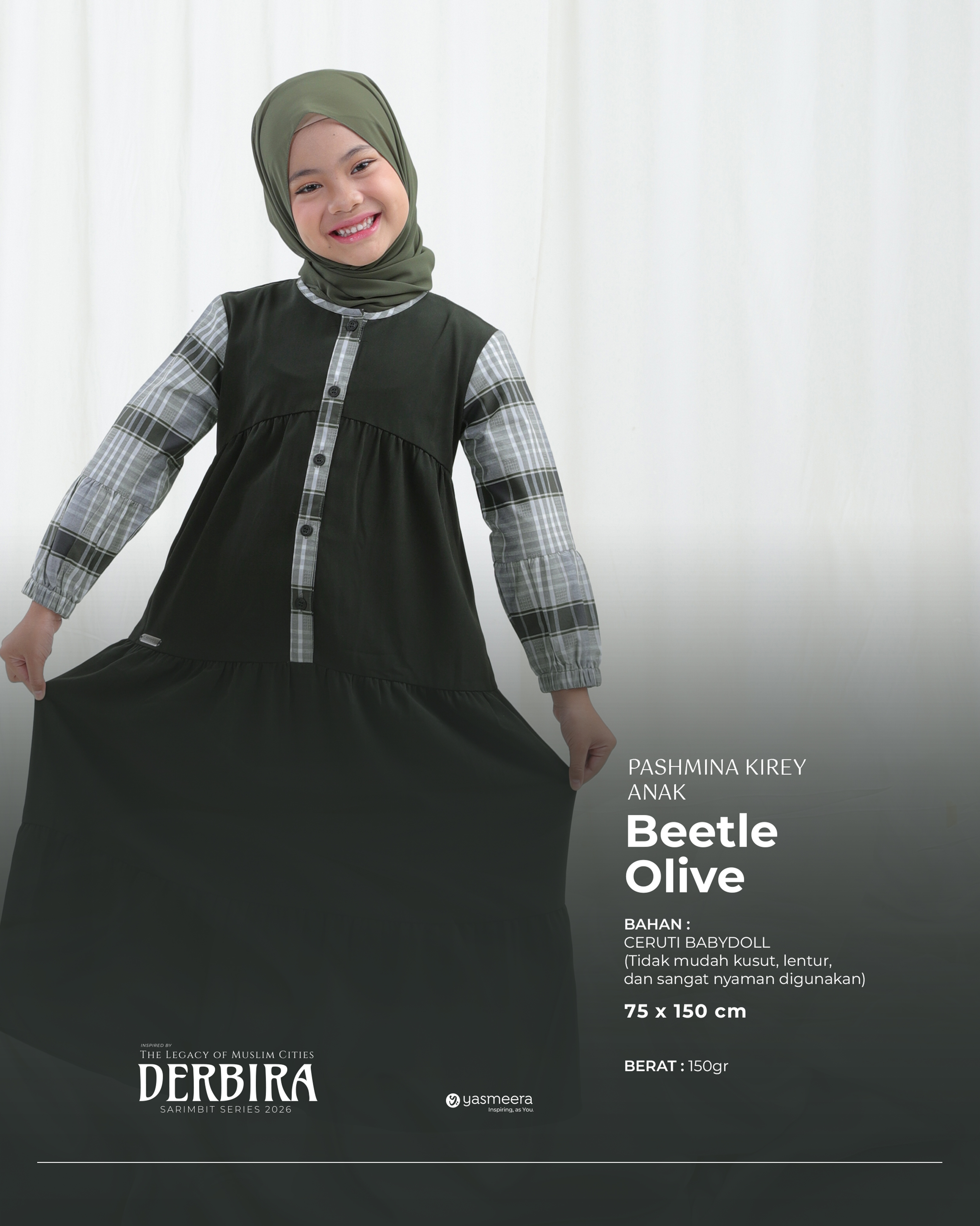 Yasmeera - KHIMAR & PASHMINA SARIMBIT 2026 VOL 2 (DERBIRA) thumb 7