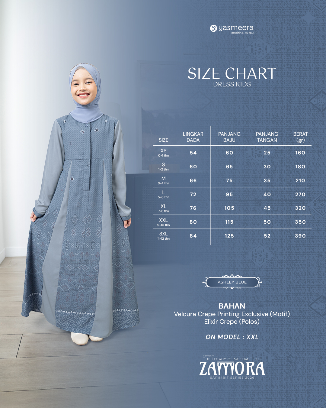 Yasmeera - ZAMORA SERIES - ASHLEY BLUE thumb 2