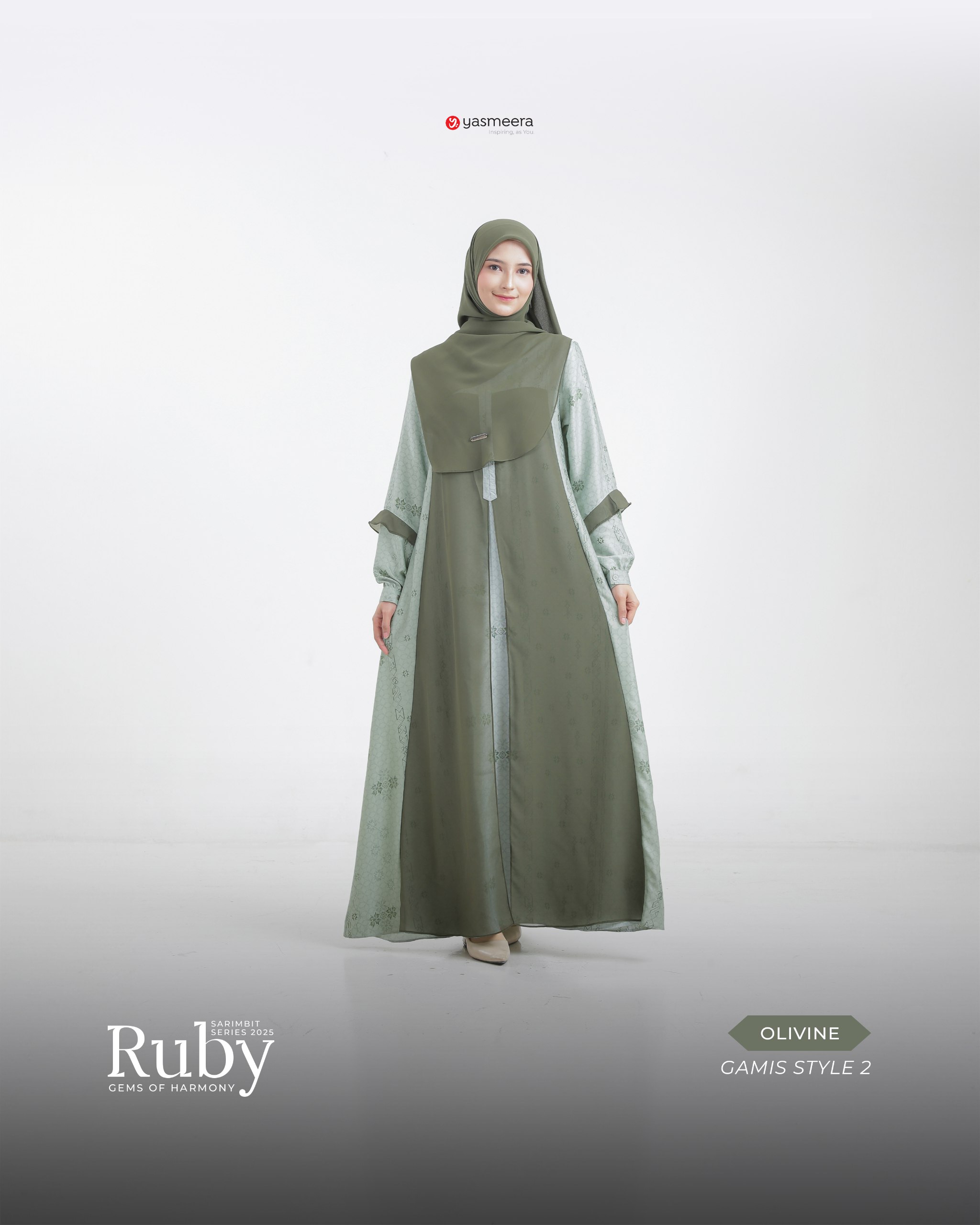 Yasmeera - SARIMBIT 2025 RUBY SERIES WARNA OLIVINE thumb 6