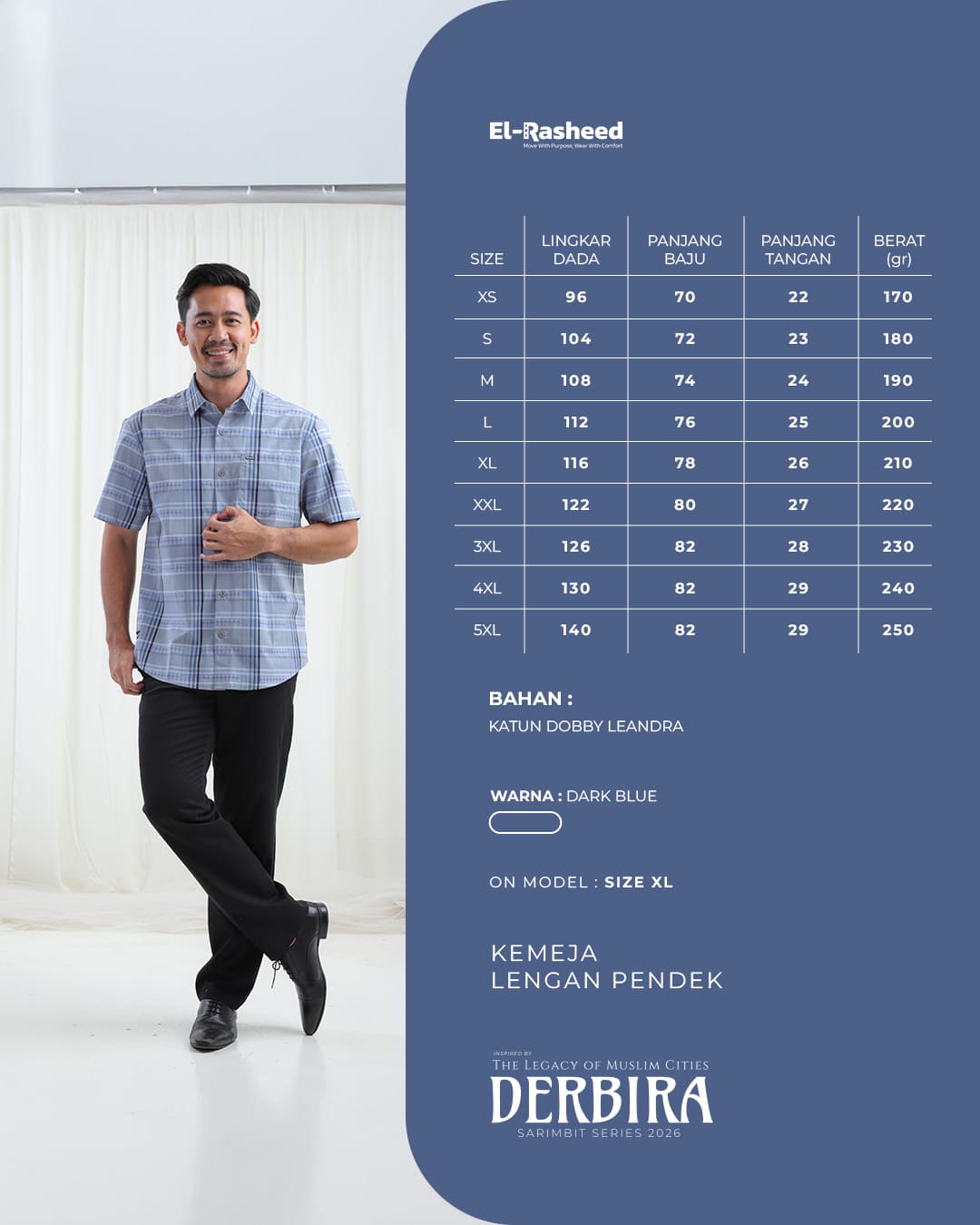 Yasmeera - DERBIRA SERIES - DARK BLUE thumb 5