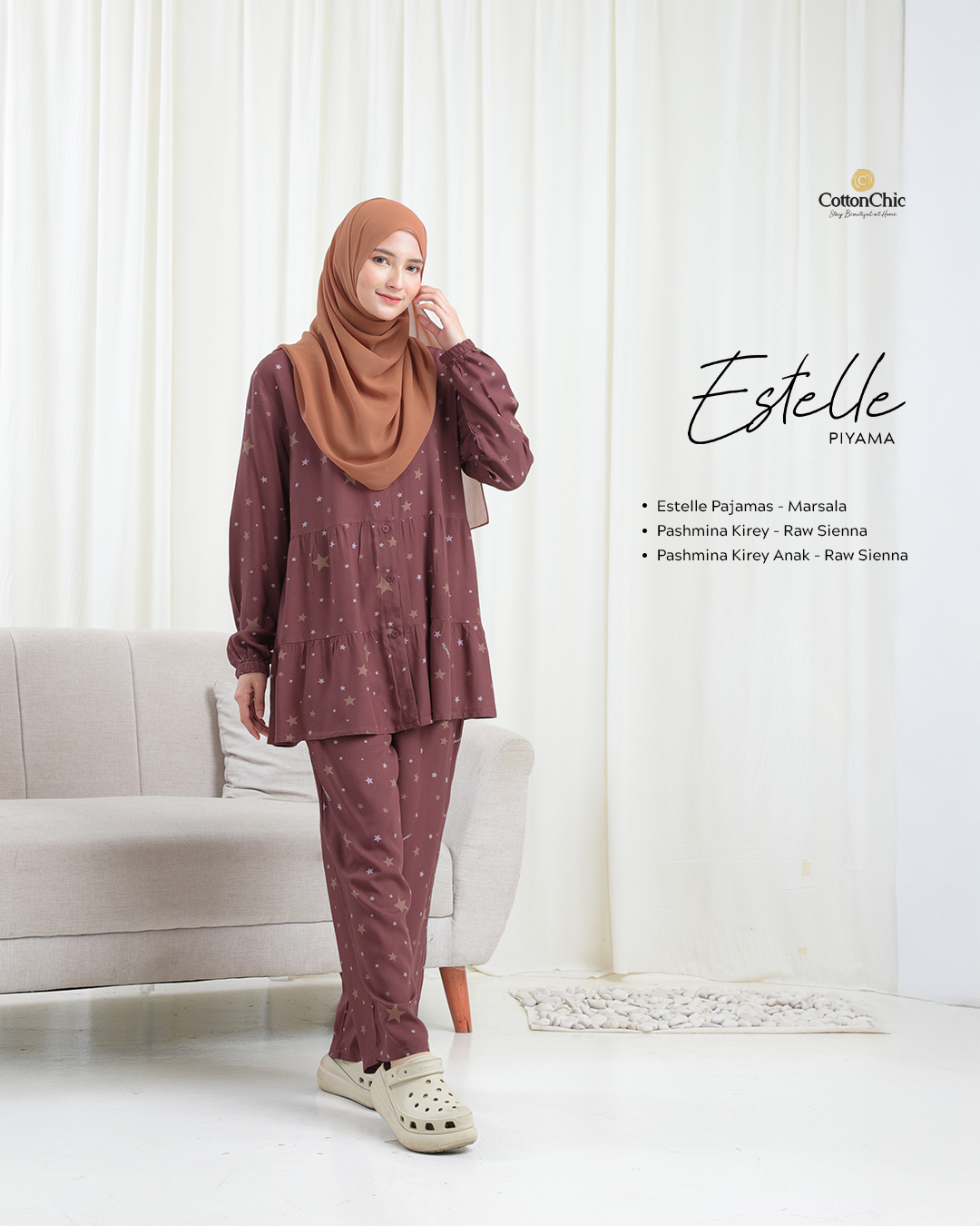 Yasmeera - PAJAMAS ESTELLE DEWASA GRADE B thumb 9