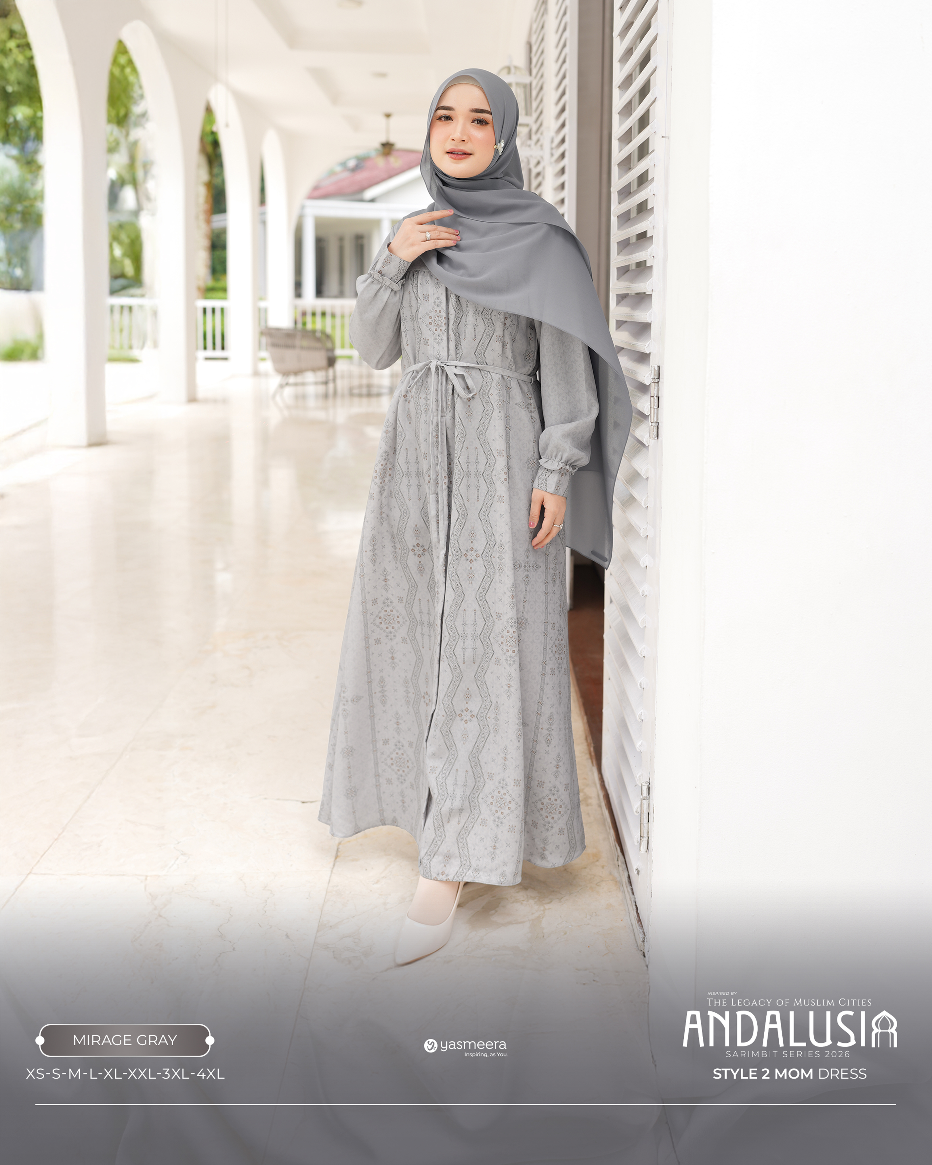 Yasmeera - ANDALUSIA SERIES - MIRAGE GRAY thumb 7