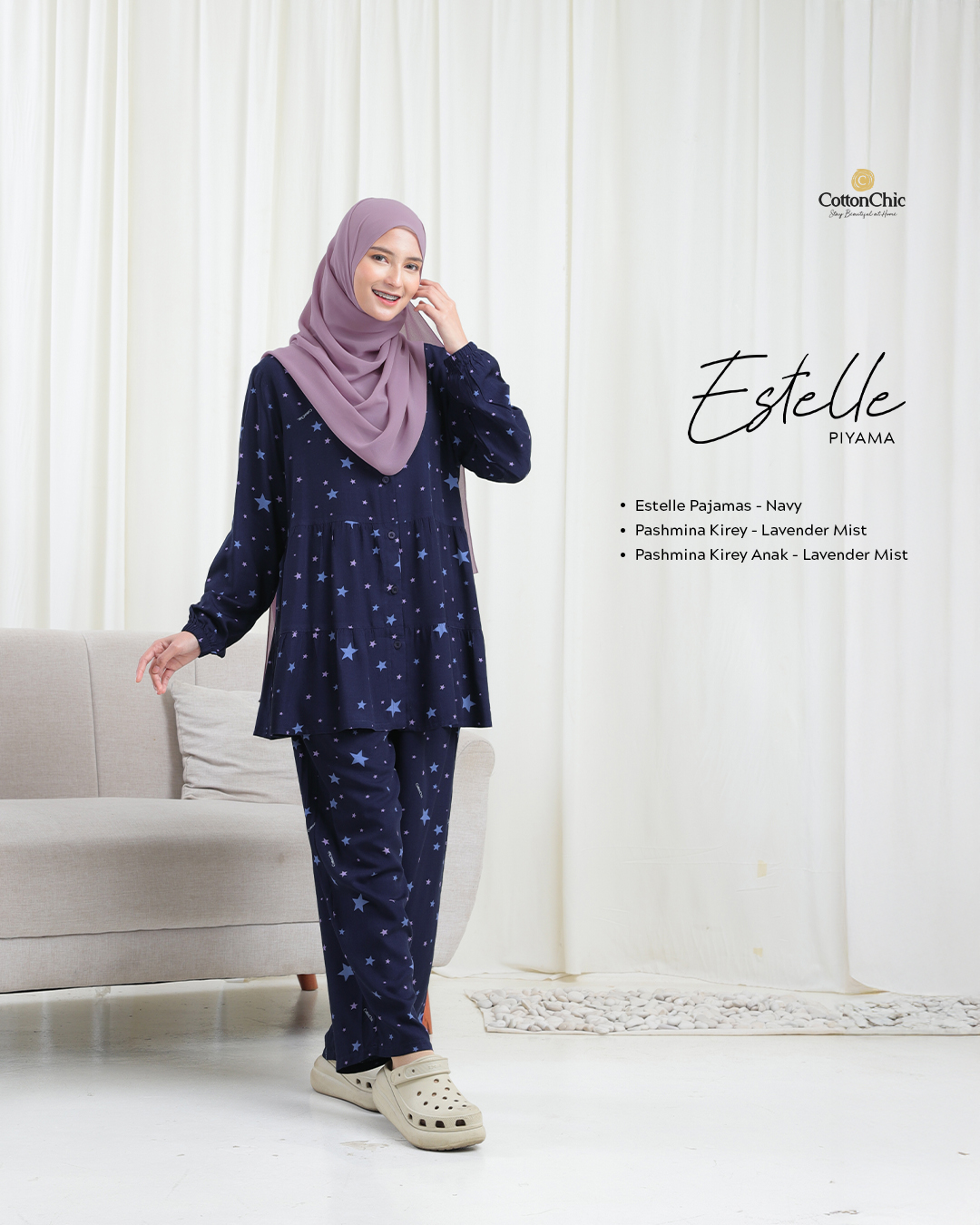 Yasmeera - PAJAMAS ESTELLE DEWASA GRADE B thumb 17