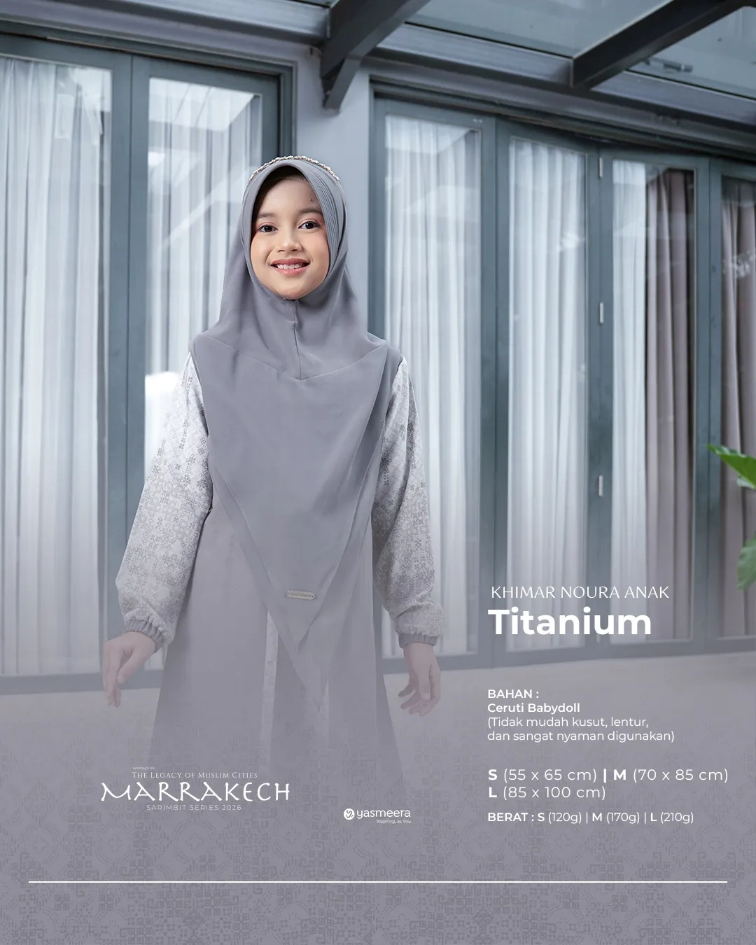 Yasmeera - KHIMAR & PASHMINA SARIMBIT 2026 (MARRAKECH) thumb 9
