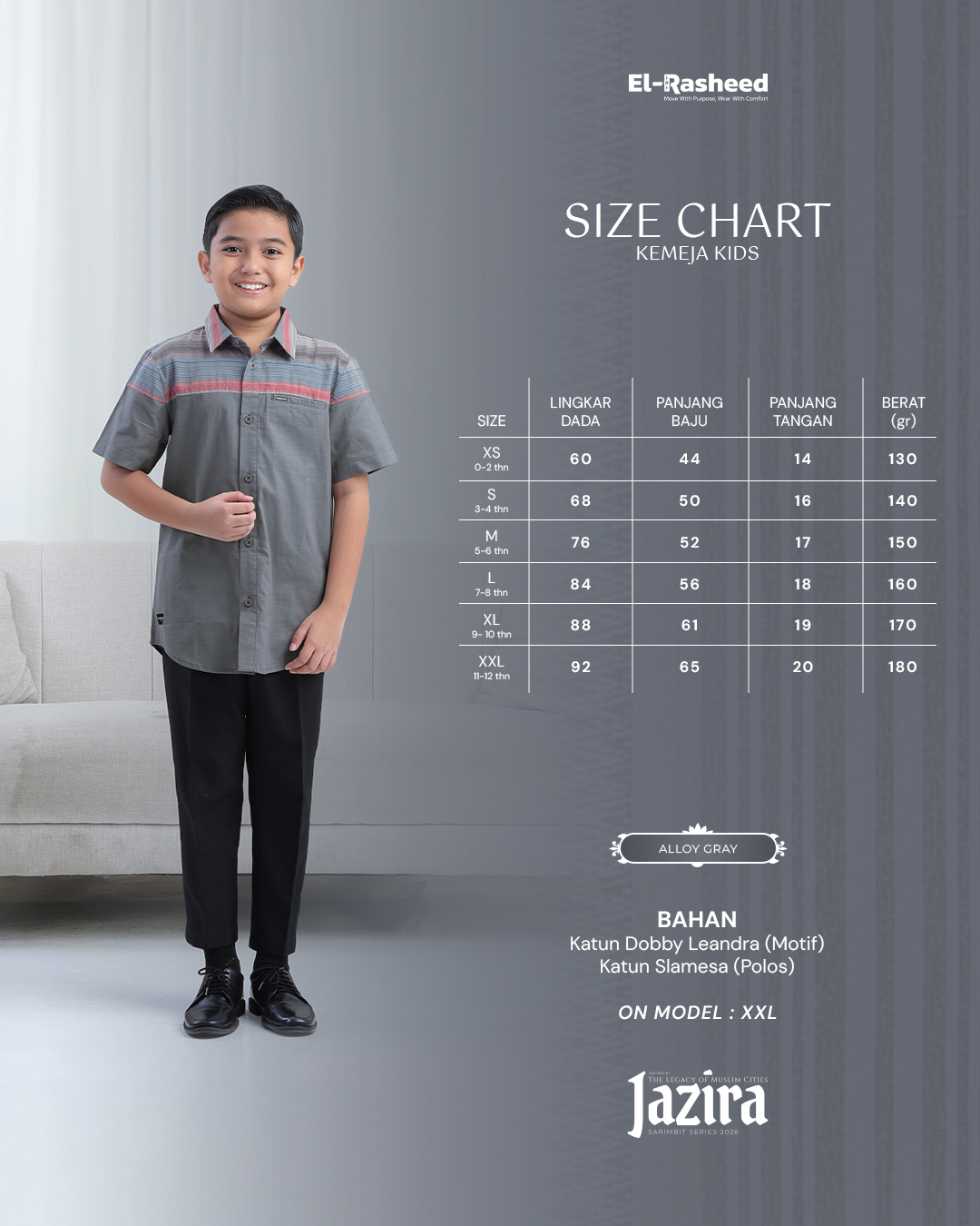 Yasmeera - JAZIRA SERIES - ALLOY GRAY thumb 3