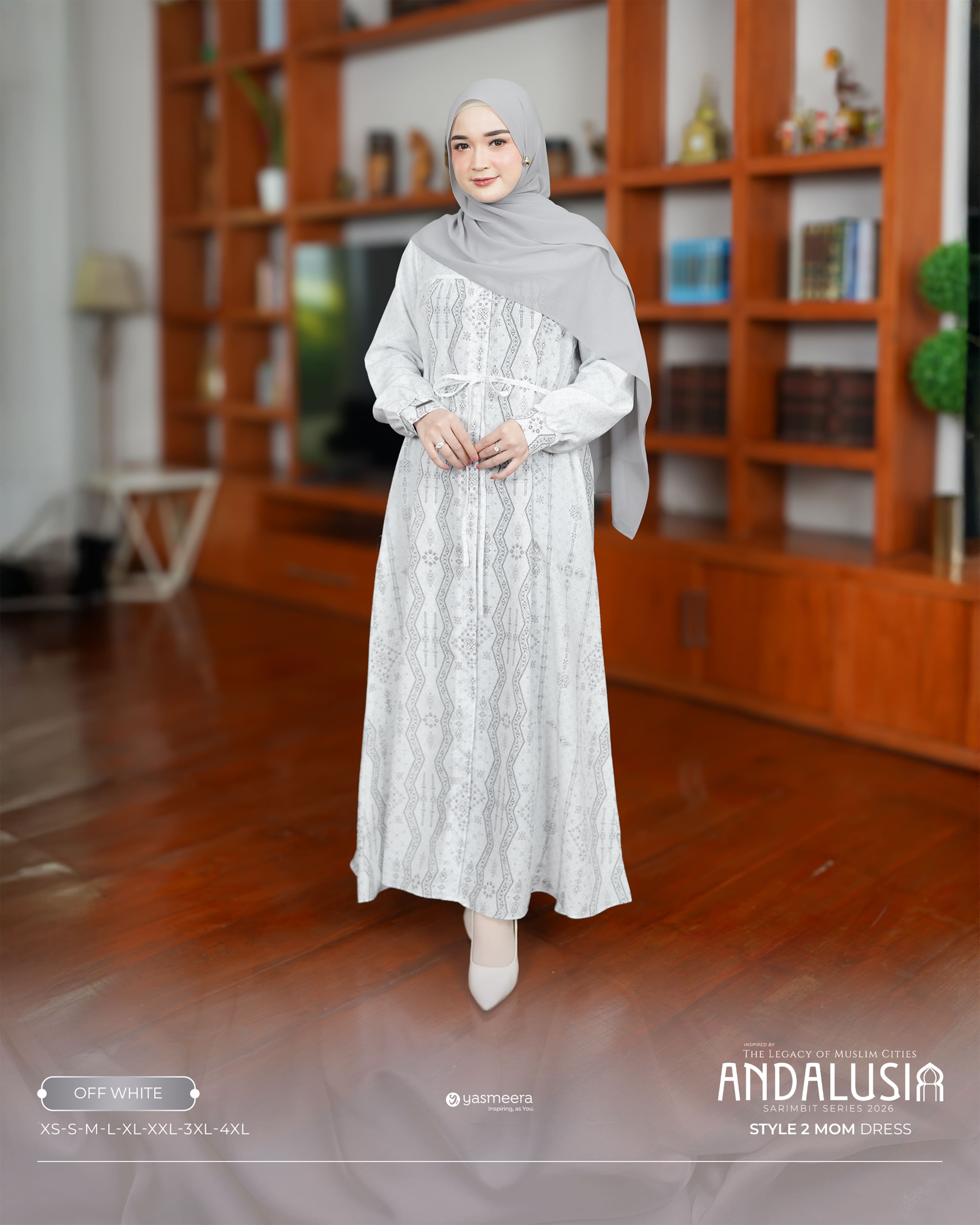 Yasmeera - GAMIS ANDALUSIA STYLE 2 DEWASA GRADE B thumb 40