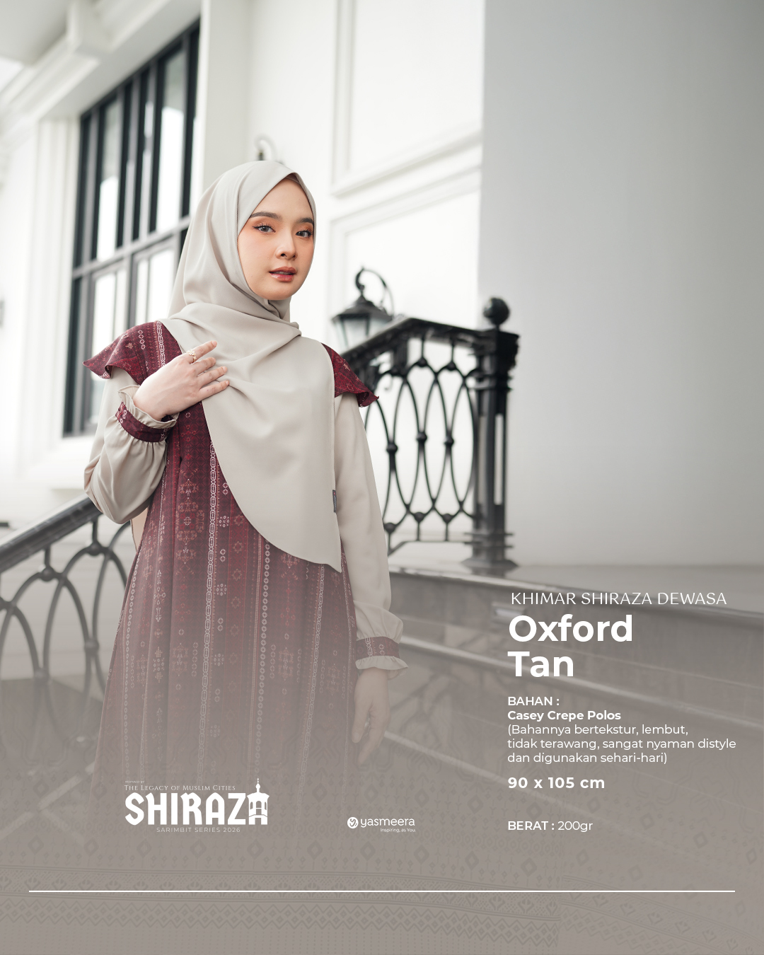 Yasmeera - KHIMAR SHIRAZA SARIMBIT 2026 thumb 4