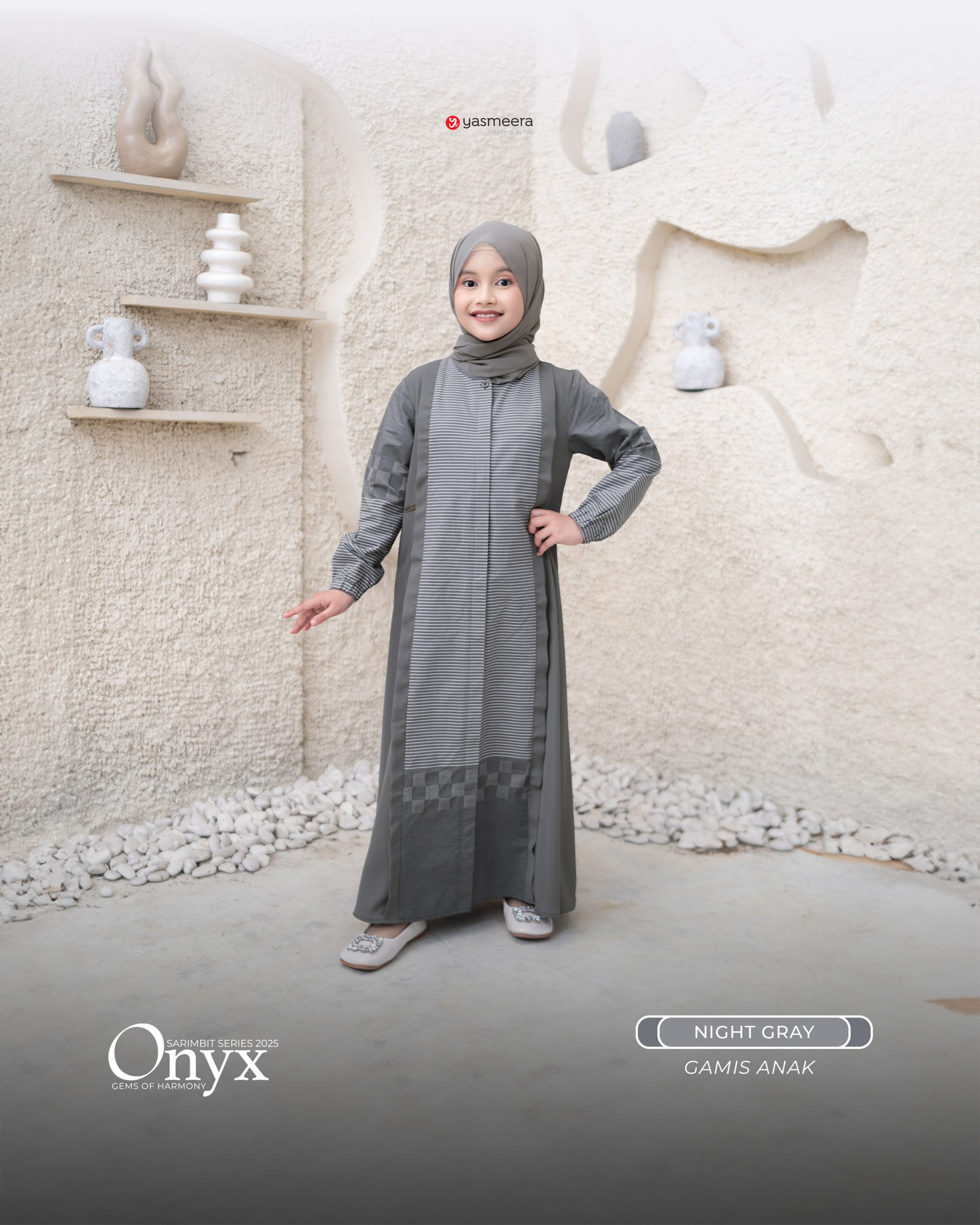 Yasmeera - SARIMBIT 2025 ONYX WARNA NIGHT GRAY thumb 3