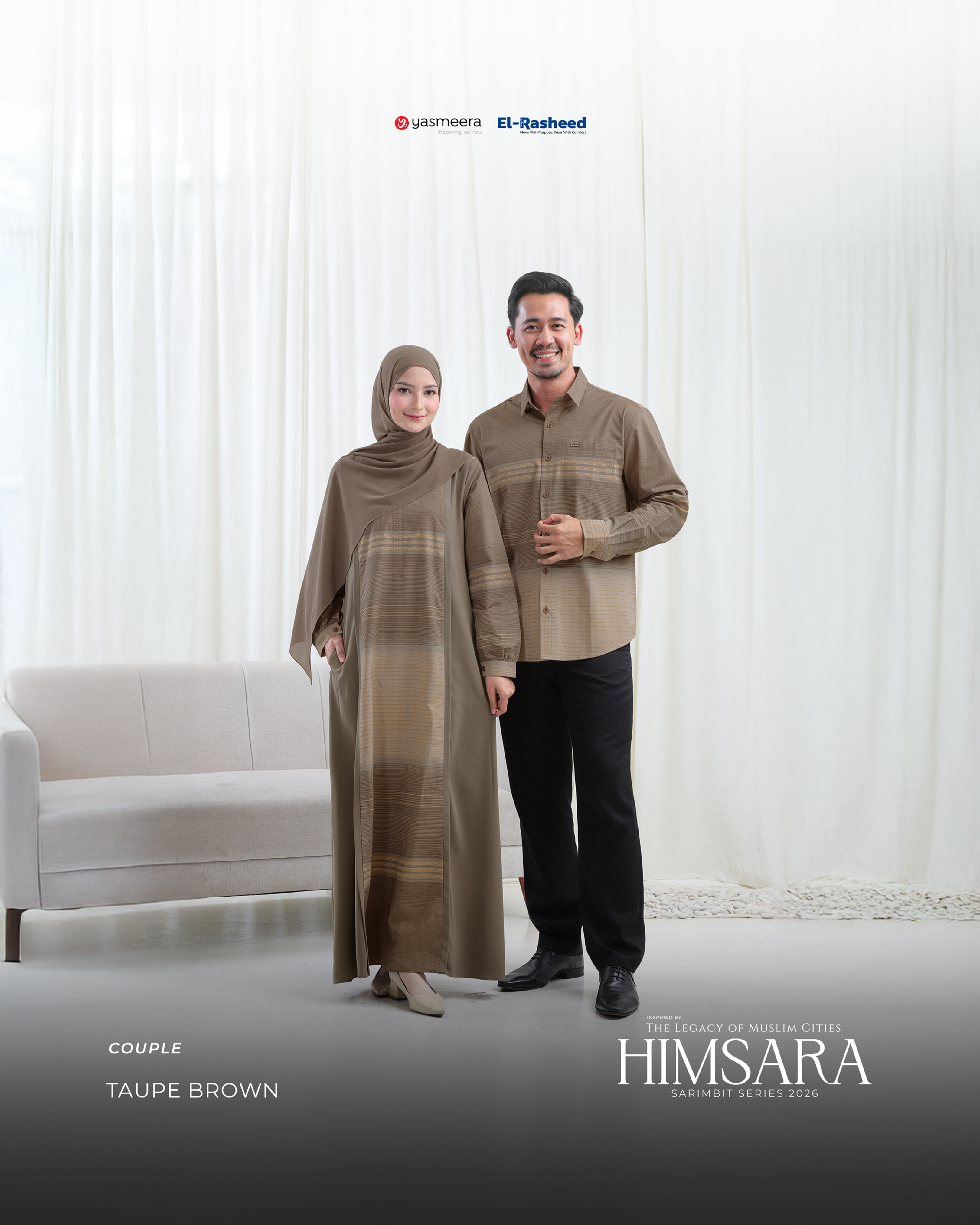 Yasmeera - HIMSARA SERIES - TAUPE BROWN thumb 8