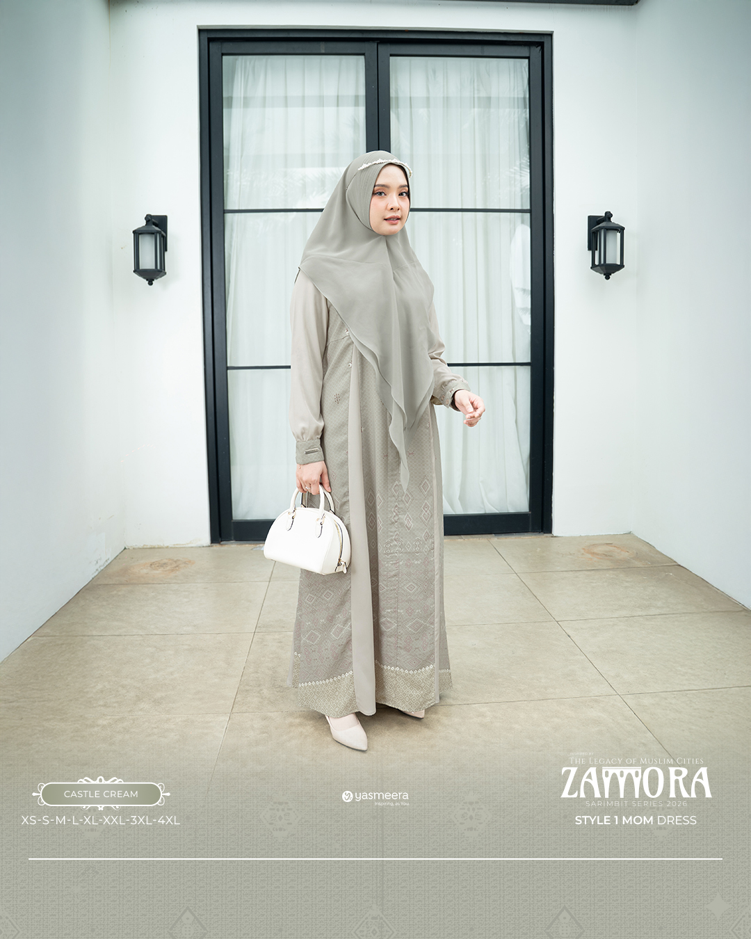 Yasmeera - GAMIS ZAMORA STYLE 1 DEWASA GRADE B thumb 17