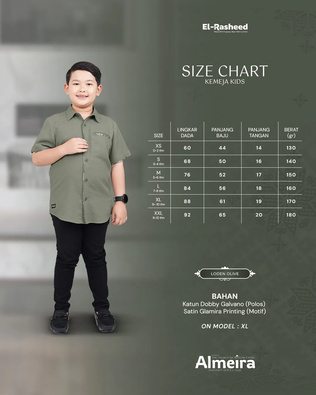 Yasmeera - ALMEIRA SERIES - LODEN OLIVE thumb 10