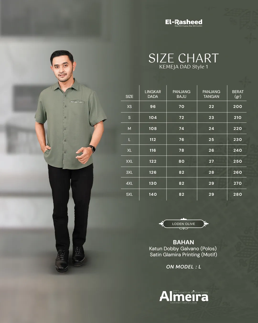 Yasmeera - ALMEIRA SERIES - LODEN OLIVE thumb 20