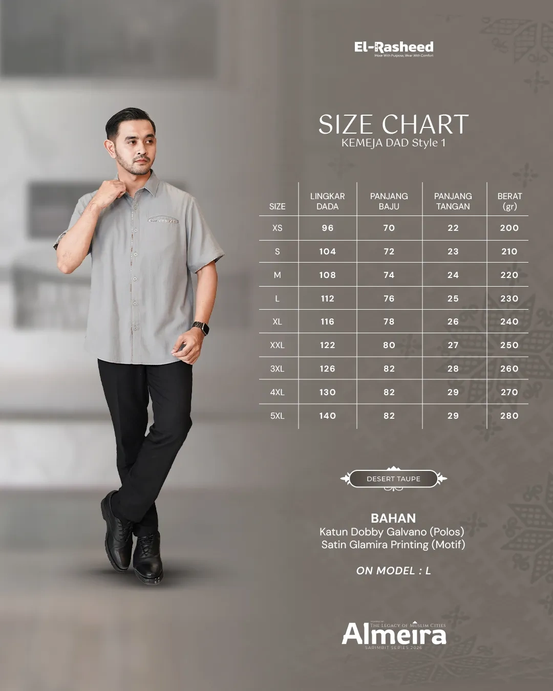 Yasmeera - ALMEIRA SERIES - DESERT TAUPE thumb 17