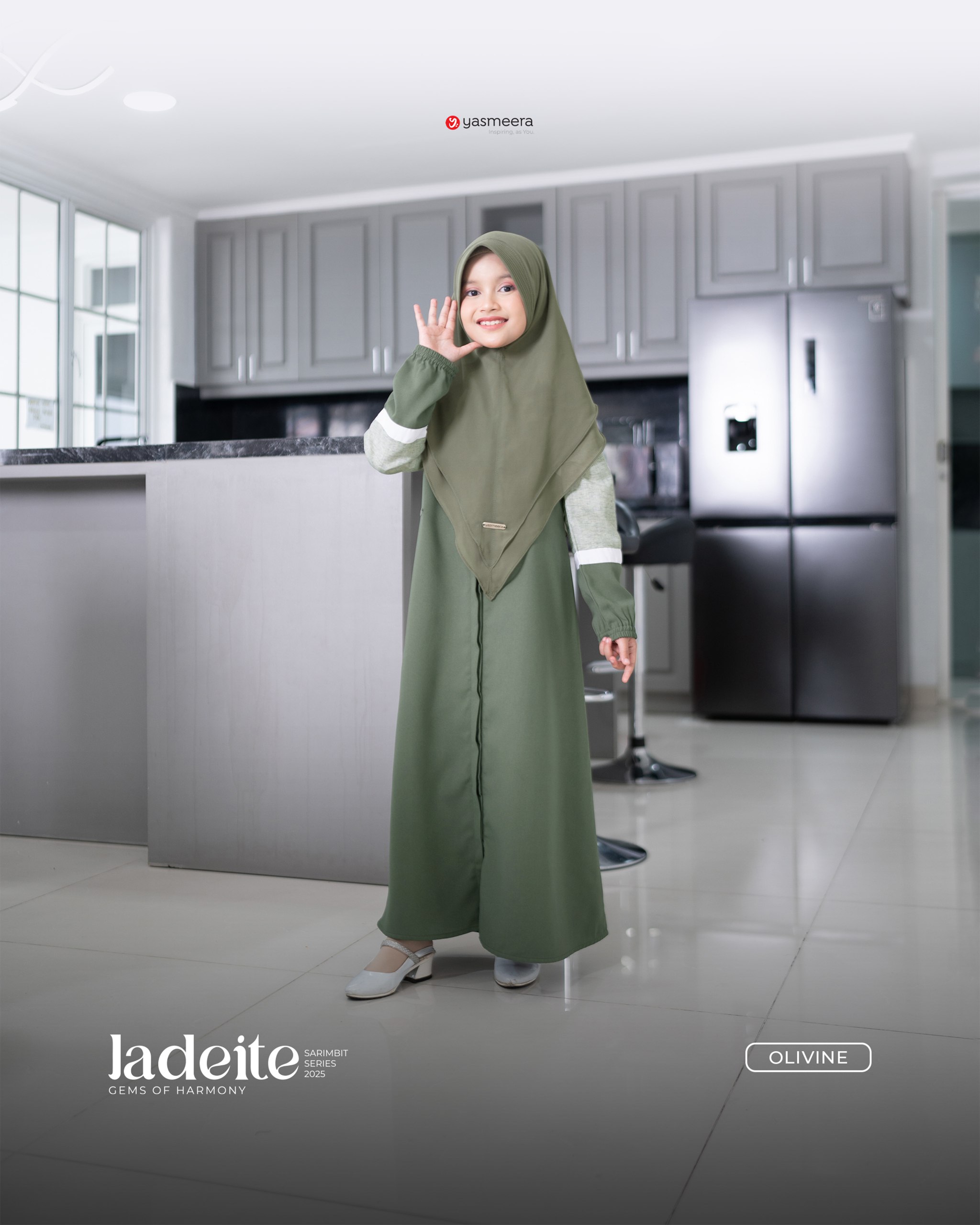 Yasmeera - SARIMBIT 2025 JADEITE SERIES WARNA OLIVINE thumb 4