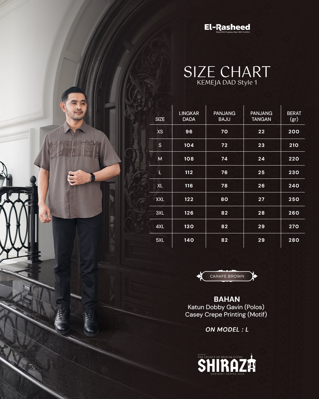 Yasmeera - SHIRAZA SERIES - CARAFE BROWN thumb 6