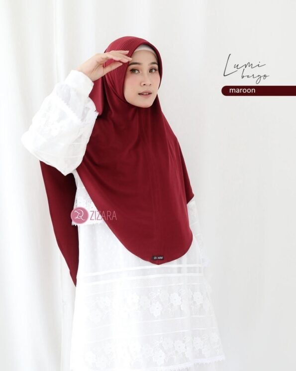 Zizara - Bergo Lumi Maroon