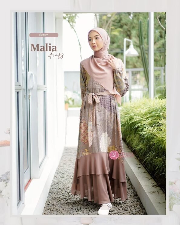 Zizara - Dress Malia Brown