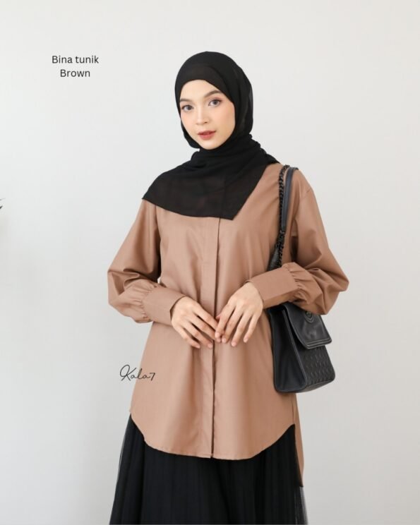 Zizara - Tunik Bina Brown