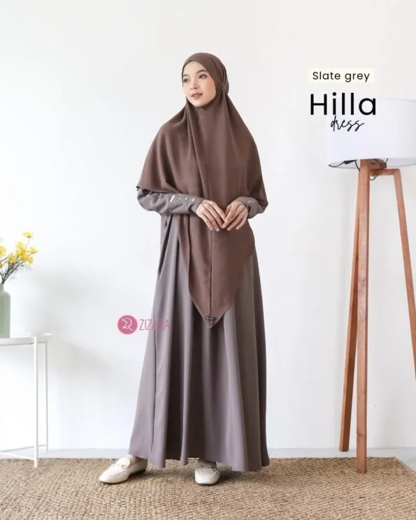 Zizara - Dress Hilla Slate Grey