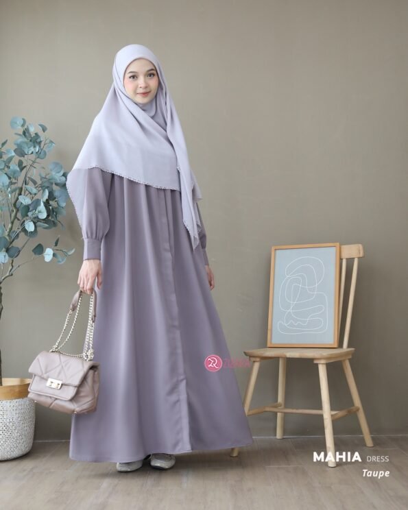 Zizara - Dress Mahia Taupe