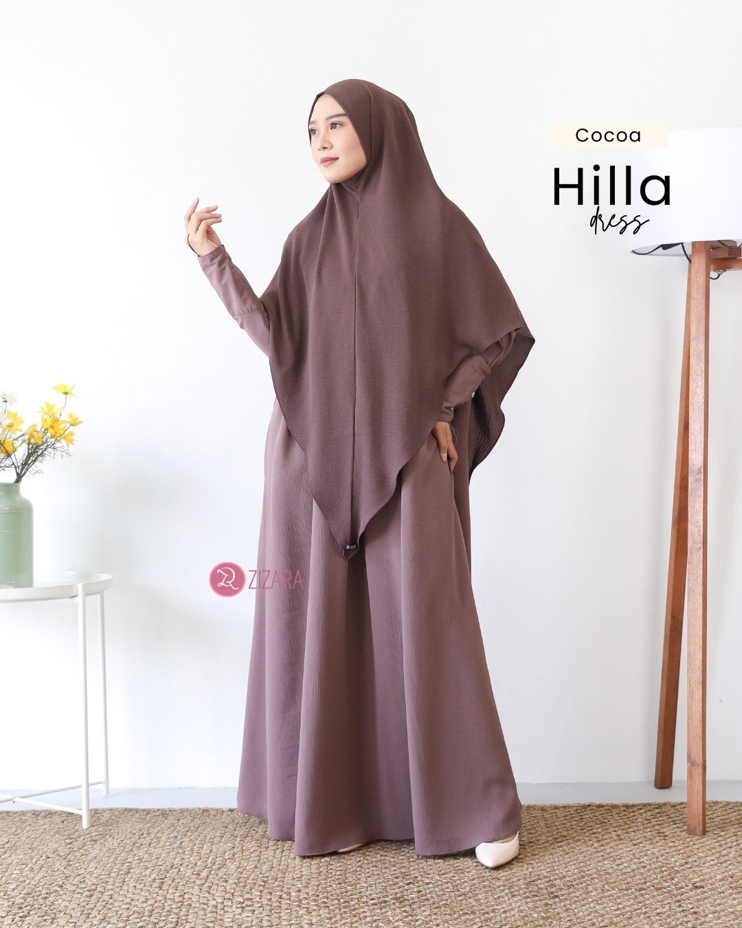 Zizara - Dress Hilla Cocoa thumb 2