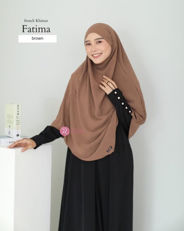 Zizara - French Khimar Fatimah Brown