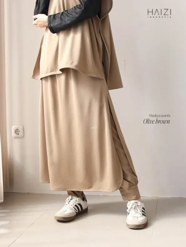 Zizara - Hadiya Pants Olive Brown