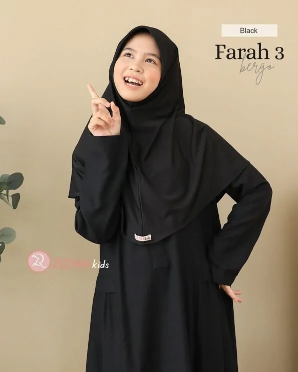 Zizara - Bergo Kids Farah3 Black