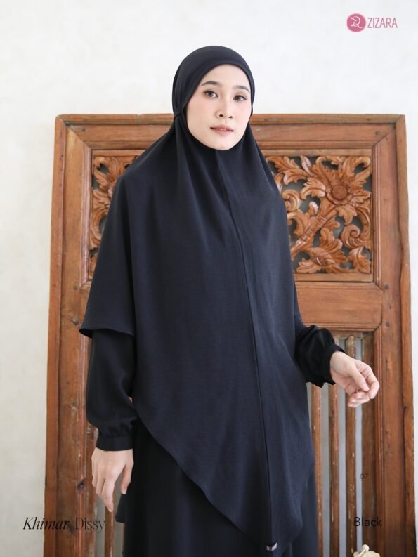 Zizara - Khimar Dissy Black