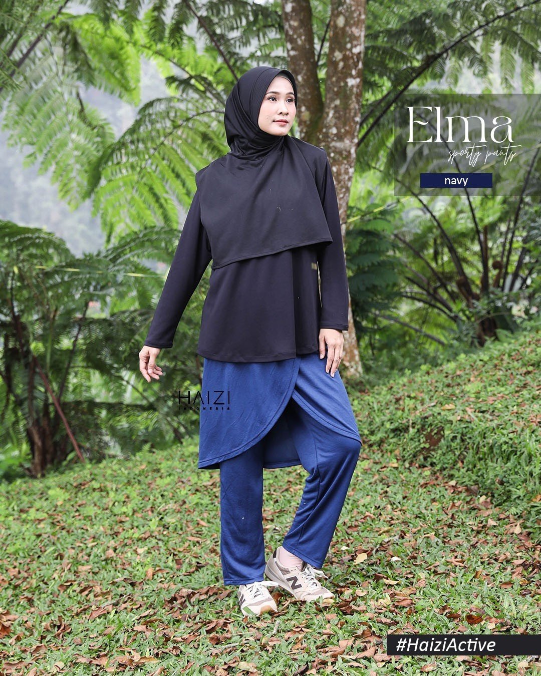 Zizara - Haizi Elma Sporty Pants Navy thumb 2