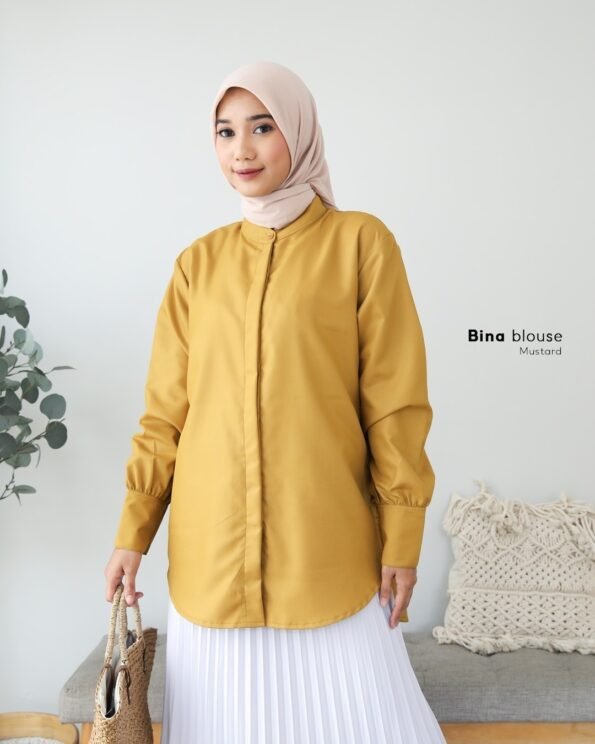 Zizara - Bina Blouse Mustard