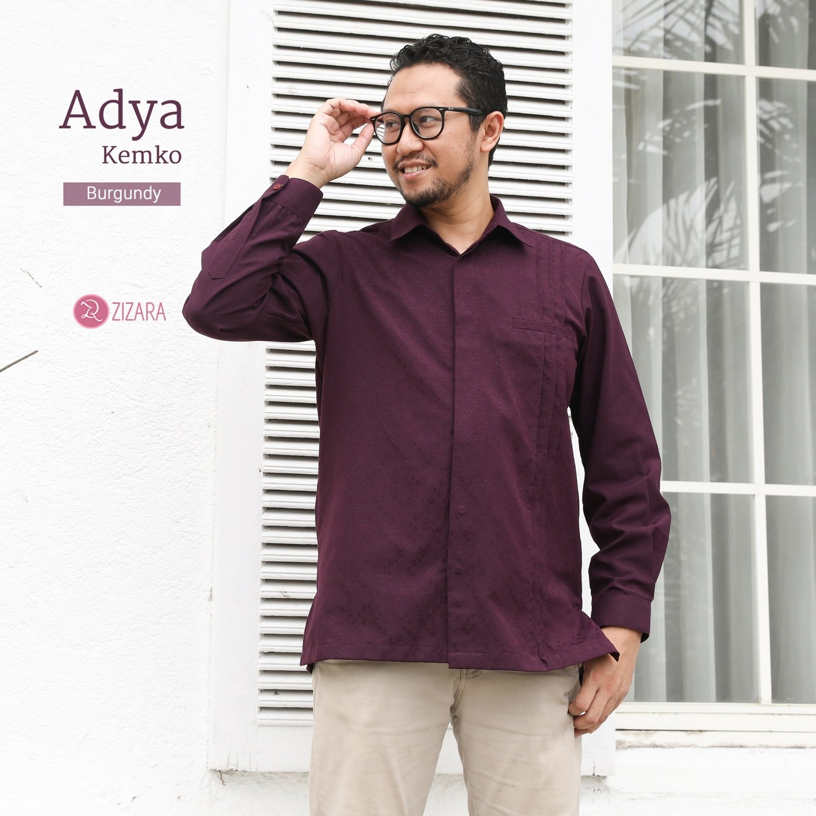 Zizara - Adya Kemko Dewasa Burgundy thumb 2