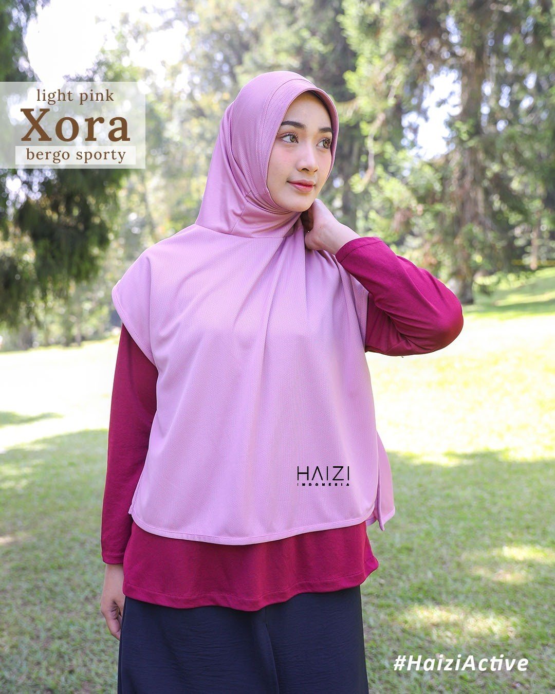 Zizara - Bergo Xora Light Pink thumb 2