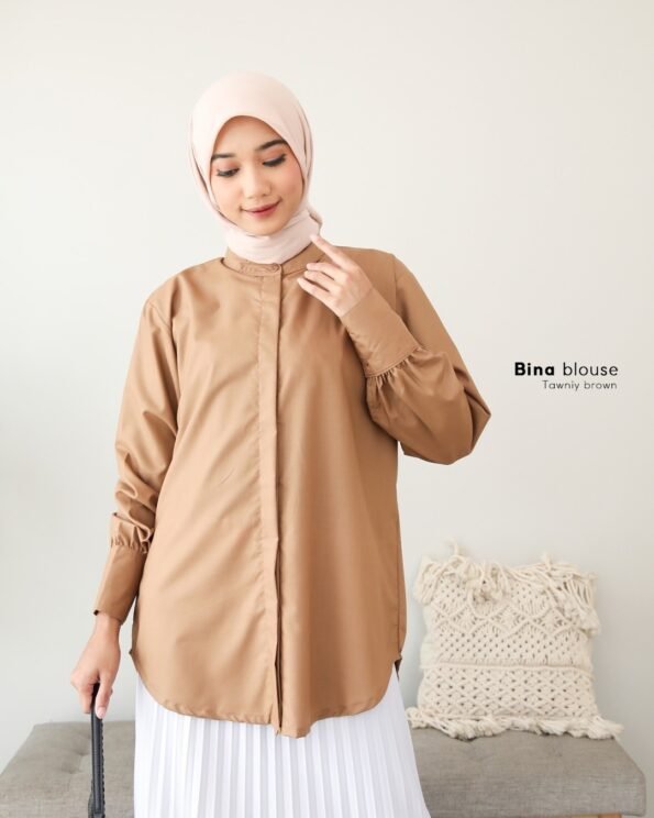 Zizara - Bina Blouse Tawny Brown