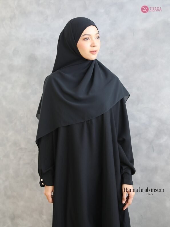 Zizara - Hamia Hijab Instant Black