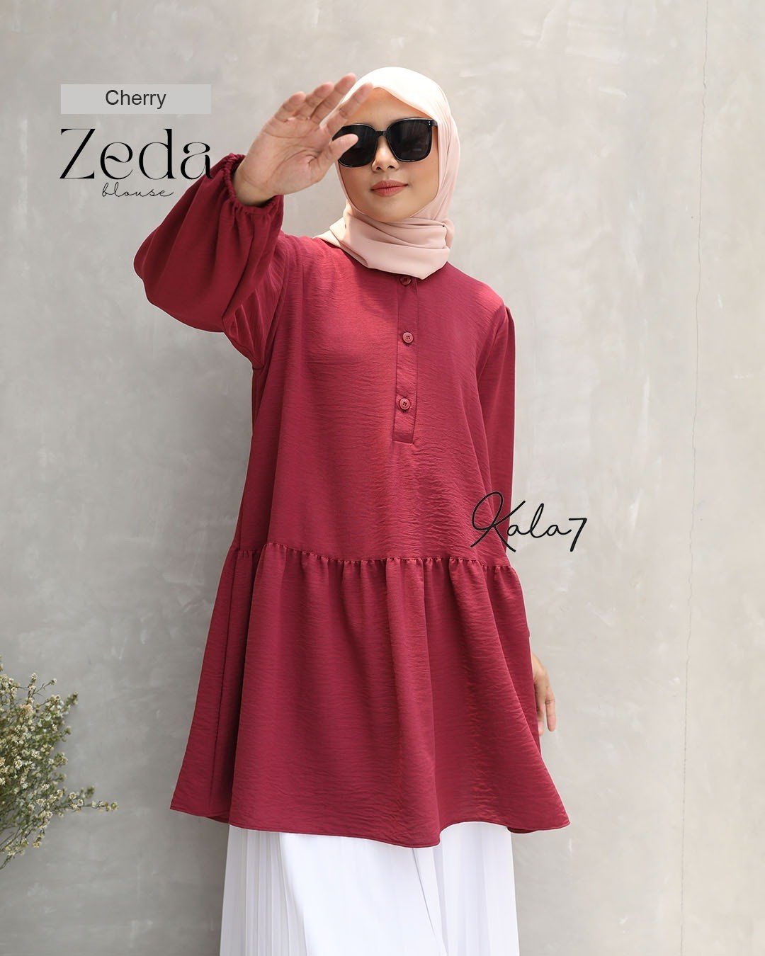 Zizara - Blouse Zeda Cherry thumb 2