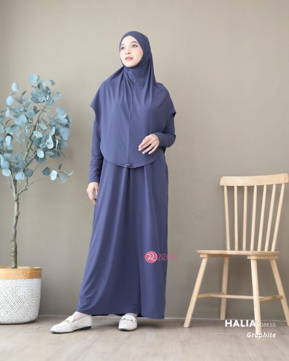 Zizara - Dress Halia Graphite