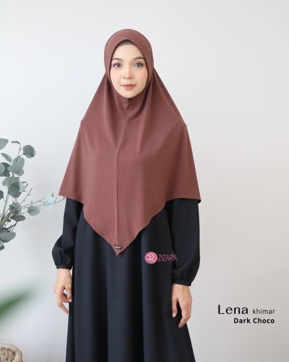 Zizara - Khimar Lenna Dark Choco